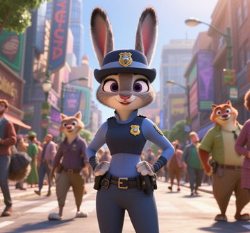 《兔子警官Judy Hopps成2025漫展顶流》