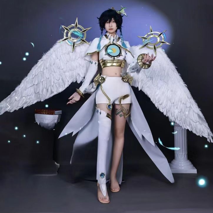 原神｜ウェンティ 神の羽衣 コスプレ衣装  